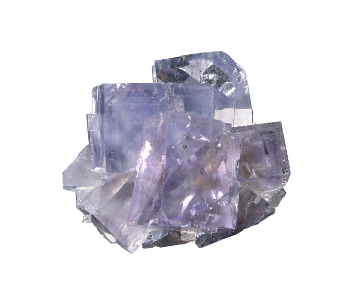 Lilla fluoriit kristall