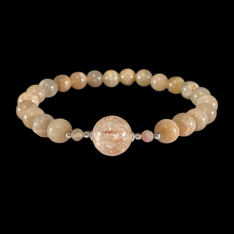 Disainkäevõru - rutiillkvarts, kuukivi 