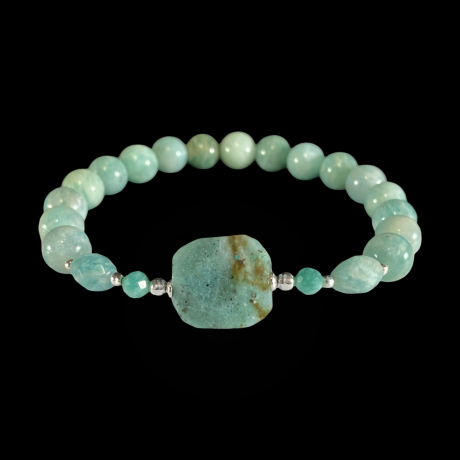 Disainkäevõru - amasoniit, krüsokolla 