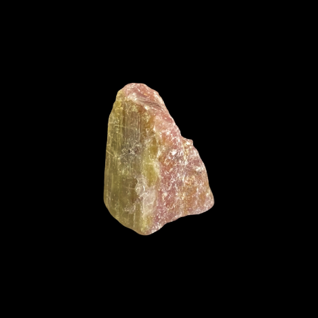 Lihvimata kristall - arbuusturmaliin 