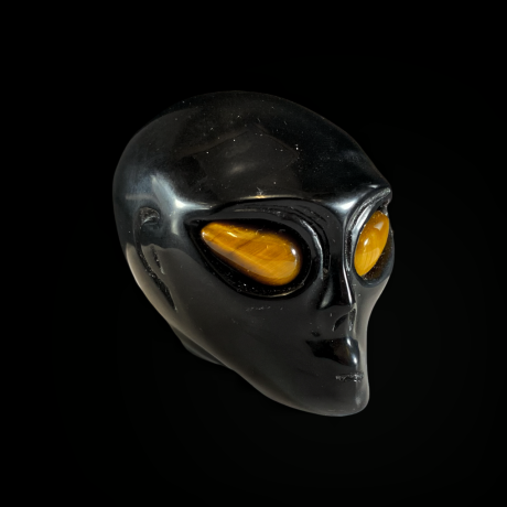 Tulnuka pea - obsidiaan, tiigrisilm