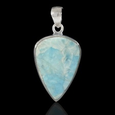 Hõbedaga ripats - larimar