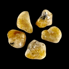 Trummelkristall - heliodoor (kuldne berüll)