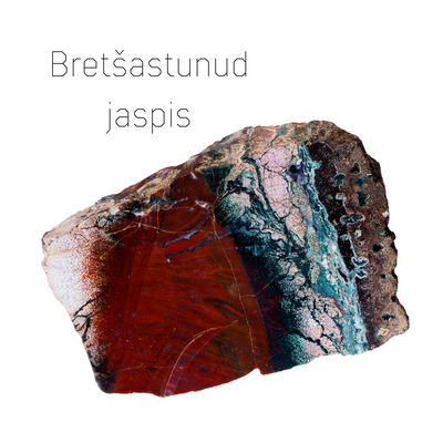 Bretšastunud jaspis kristall